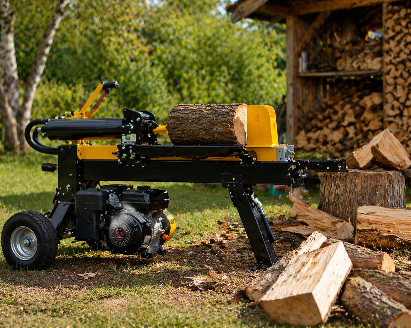 Kaip išsirinkti malkų skaldyklę?