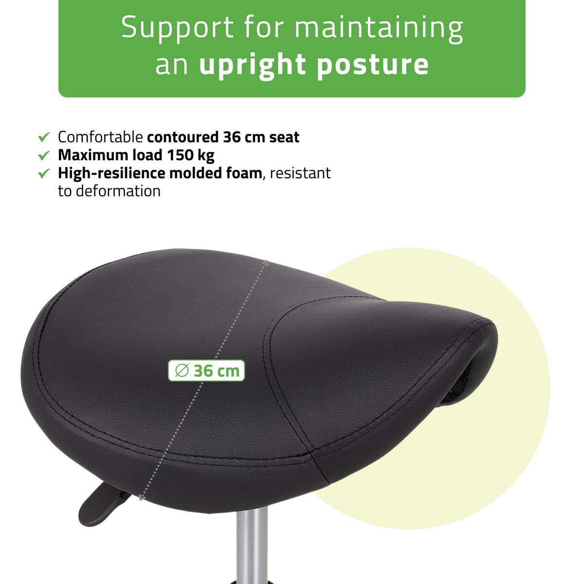 Balninė masažuotojo kėdė Habys Lila Comfy Base, juoda k515 – nuotrauka 2