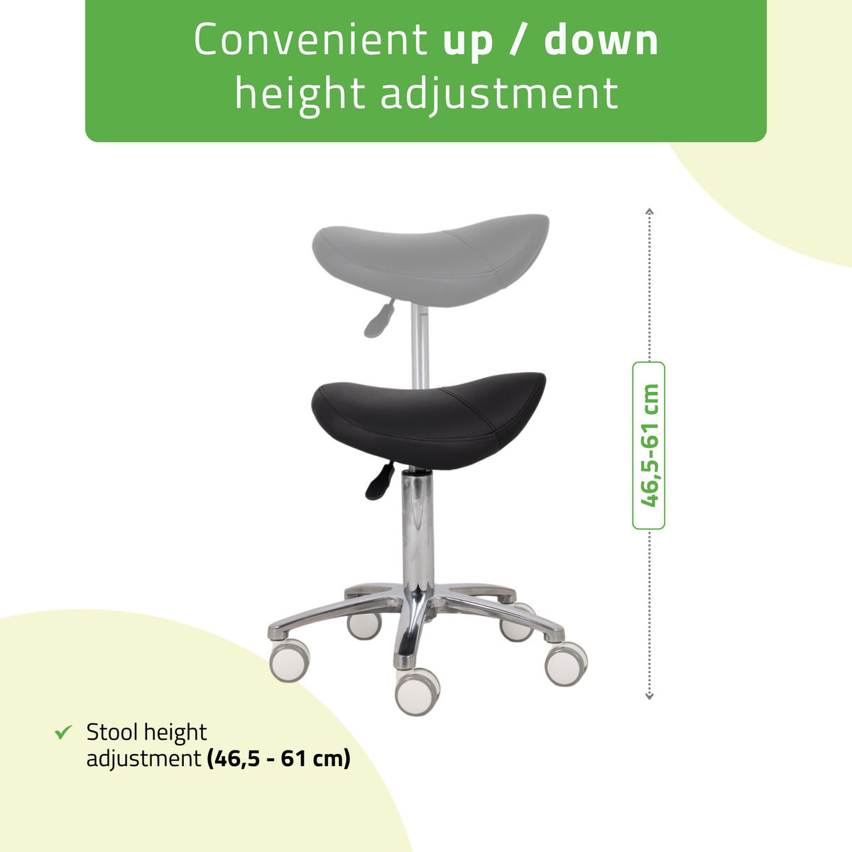Balninė masažuotojo kėdė Habys Lila Comfy Base, juoda k515 – nuotrauka 4