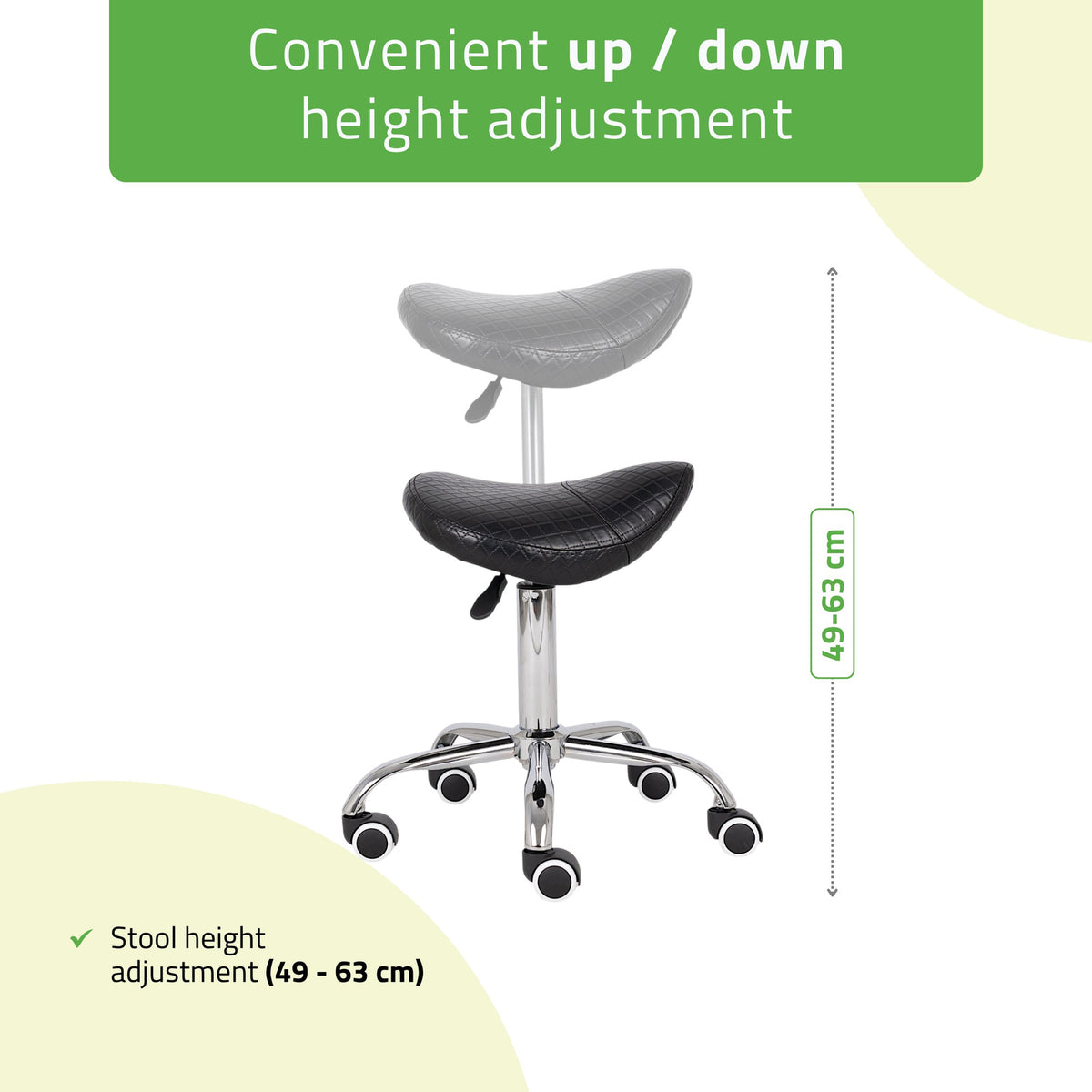 Balninė masažuotojo kėdė Habys Lofi Comfy Base dygsniuota, juoda k515, dygsniuota – nuotrauka 4