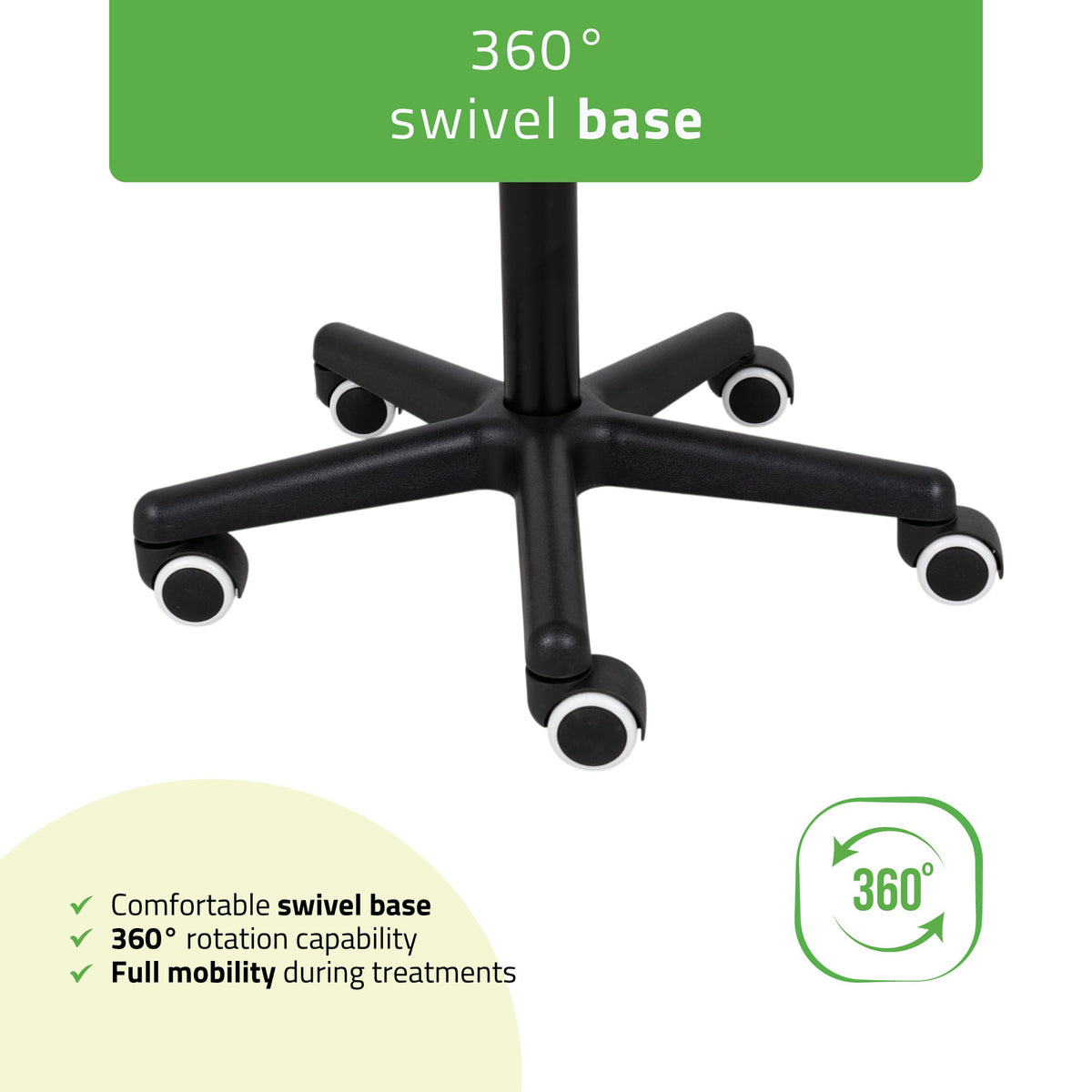 Balninė masažuotojo kėdė Habys Lumo Comfy Base, pilka k521 – nuotrauka 5