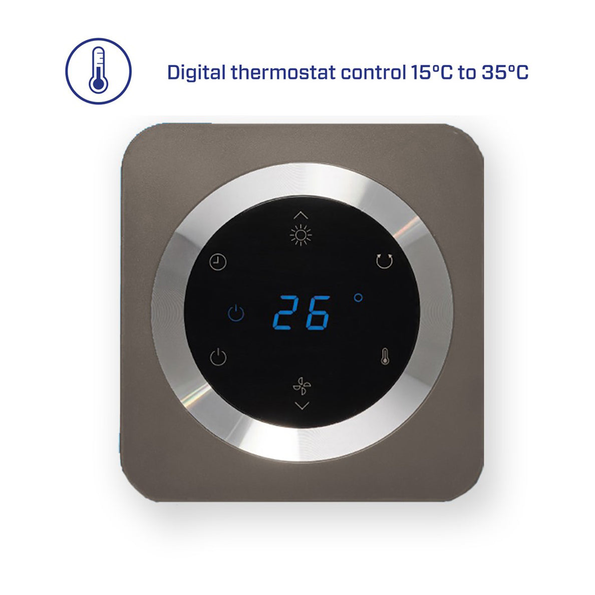 Bokštinis ventiliatorius - šildytuvas Clean Air CA-904C – vaizdas 3