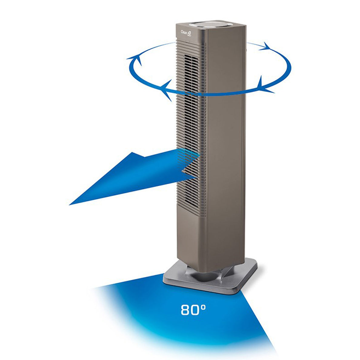 Bokštinis ventiliatorius - šildytuvas Clean Air CA-904C – vaizdas 2