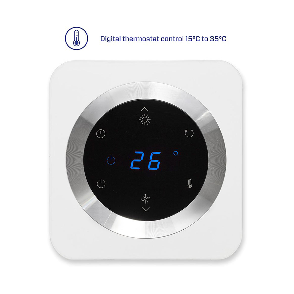 Bokštinis ventiliatorius - šildytuvas Clean Air CA-904W – vaizdas 4
