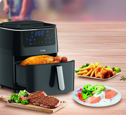 Karšto oro gruzdintuvė Tefal Easy Fry Grill & Steam 3 in 1