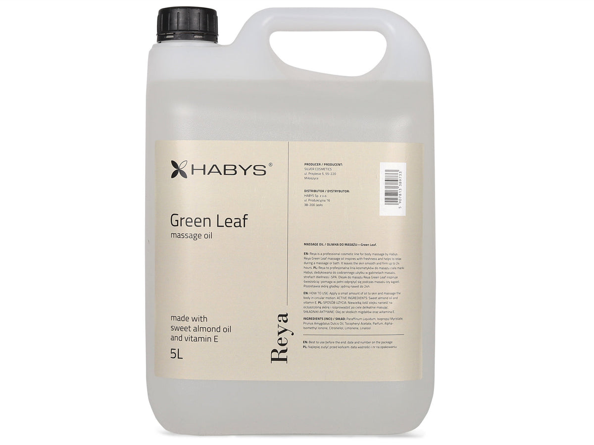 Masažo aliejus Habys Reya Green Leaf, 5000 ml