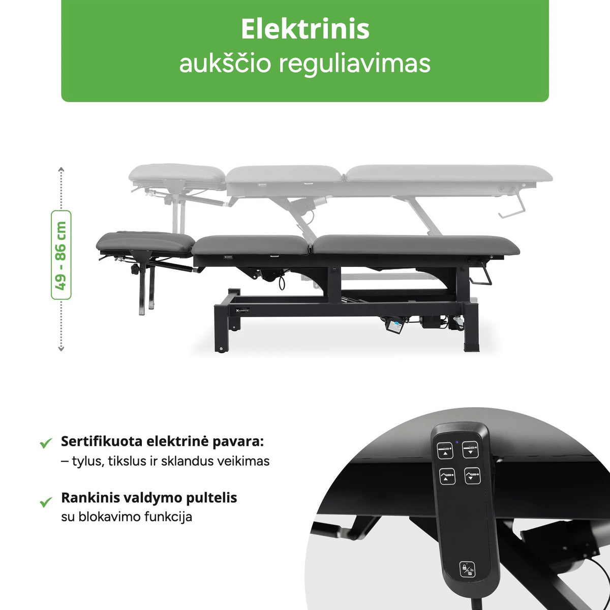 Stacionarus elektrinis masažo stalas Habys Fortis 5 ERGO – vaizdas 3