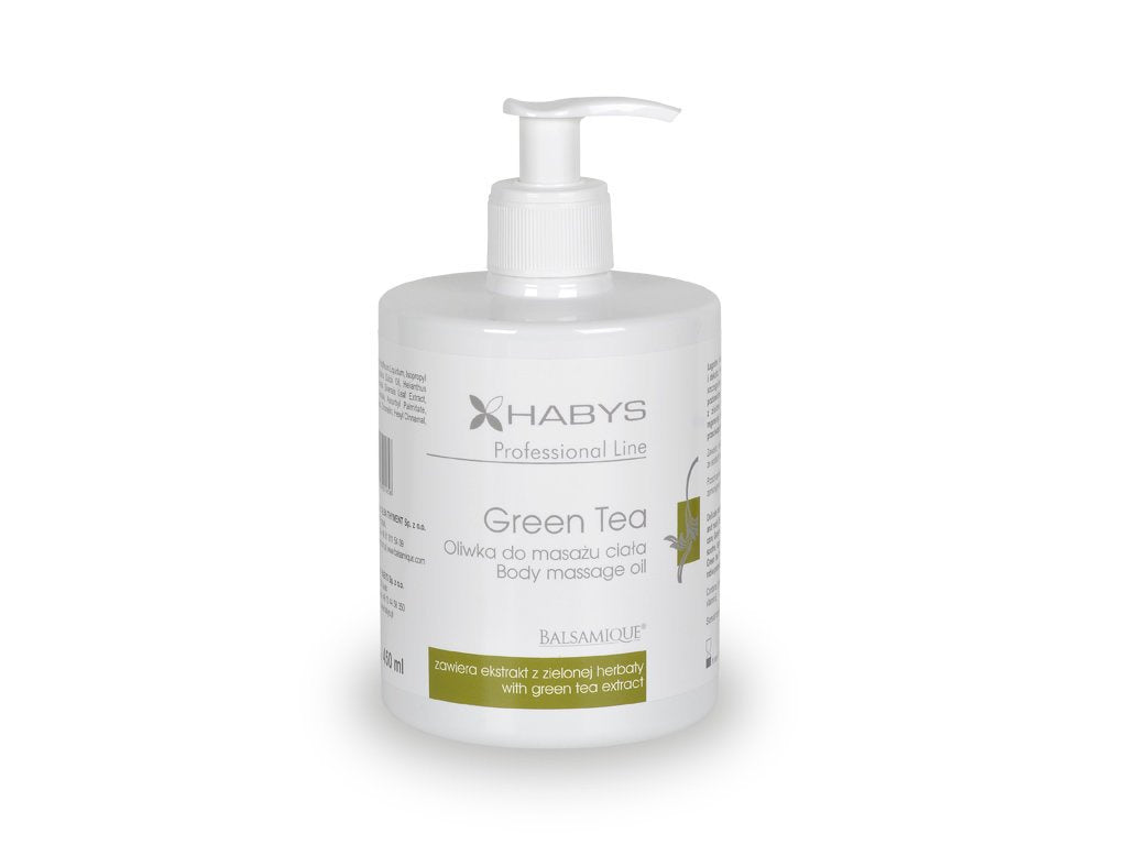 Masažo aliejus Habys Green Tea, 450 ml – 450 ml