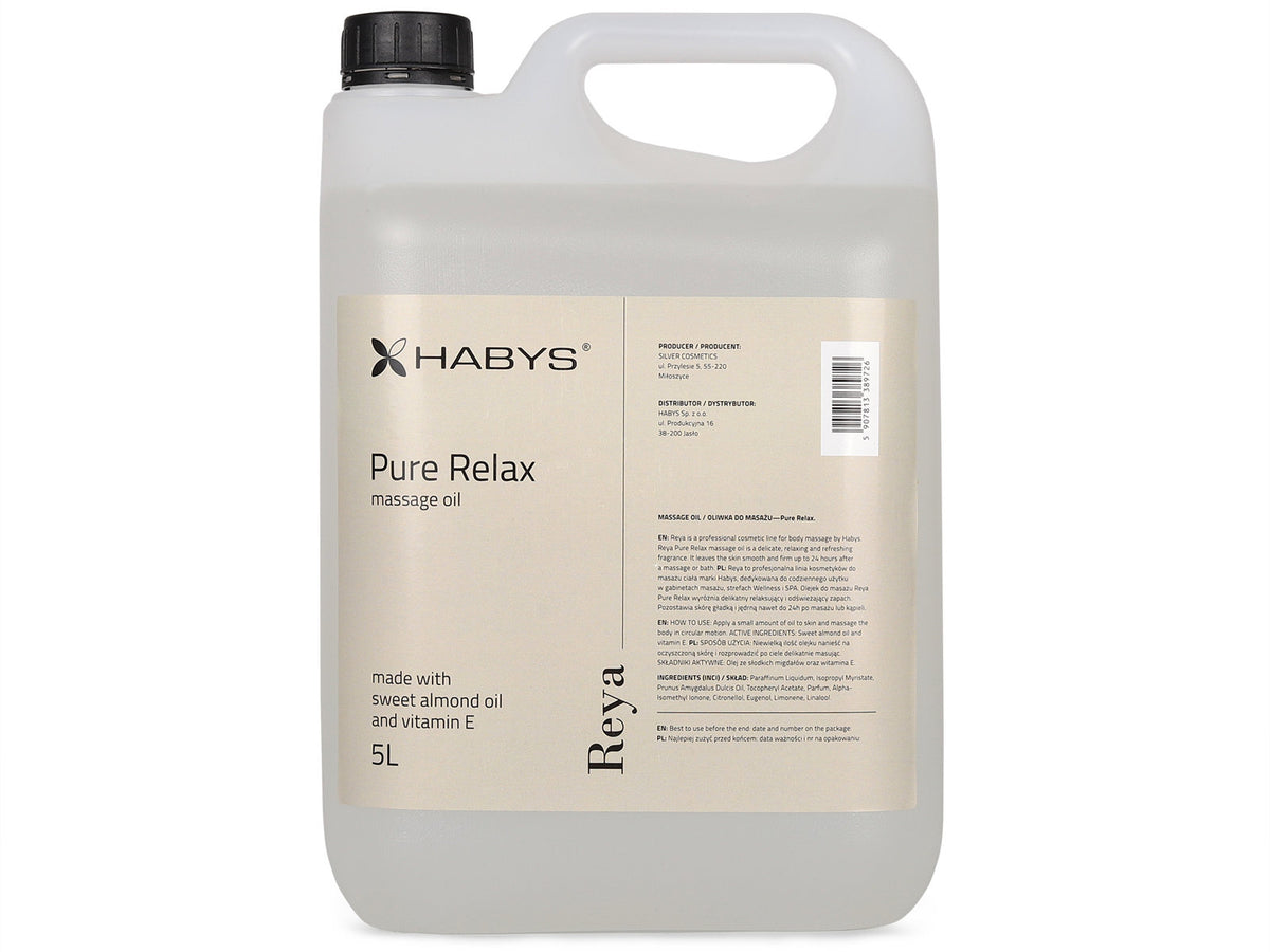 Masažo aliejus Habys Reya Pure Relax – 5000 ml