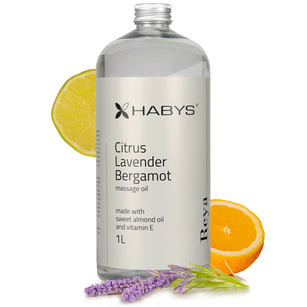 Masažo aliejus Habys Reya Citrus Lavender Bergamot – 1000 ml