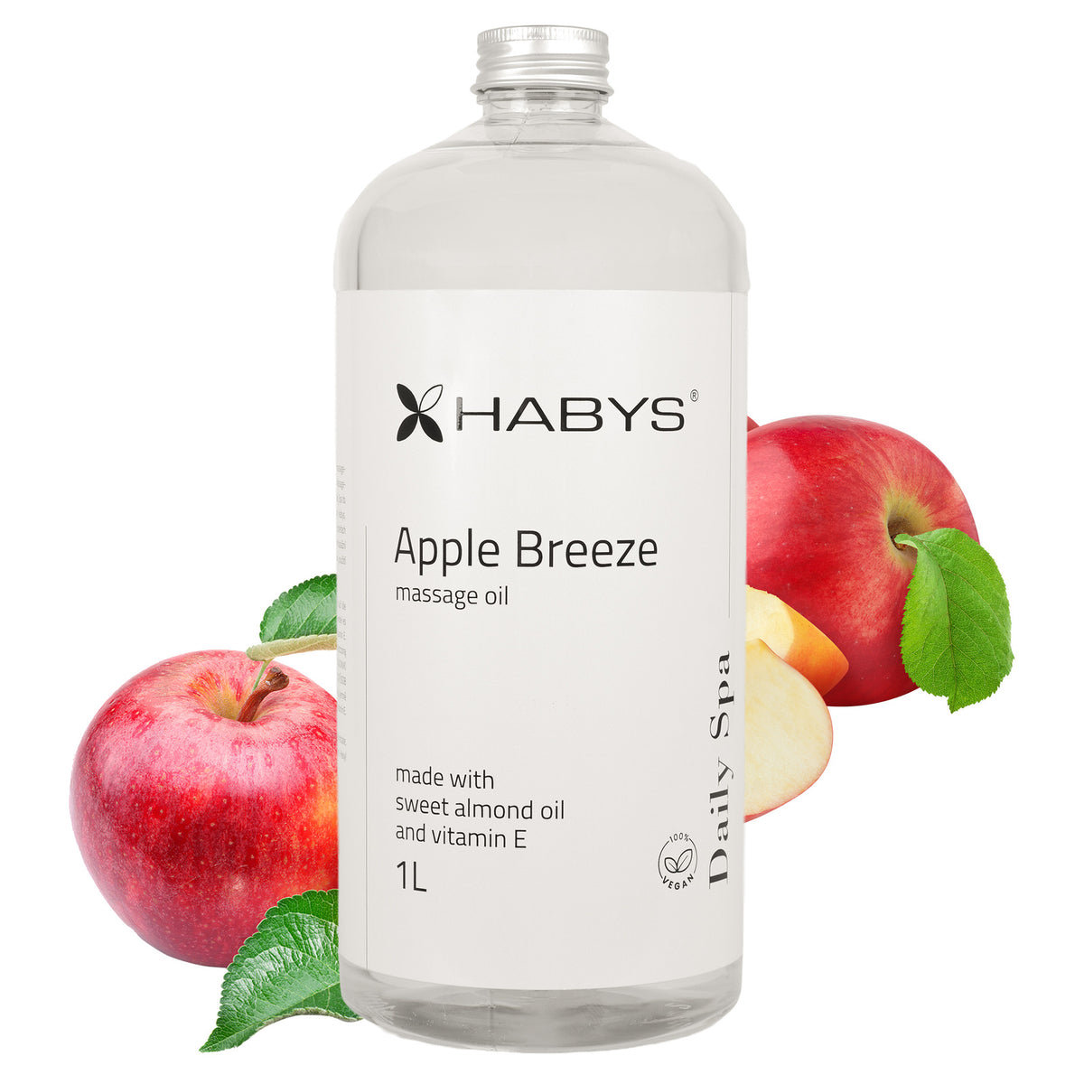 Masažo aliejus Habys Daily Spa – Apple Breeze / 1000 ml