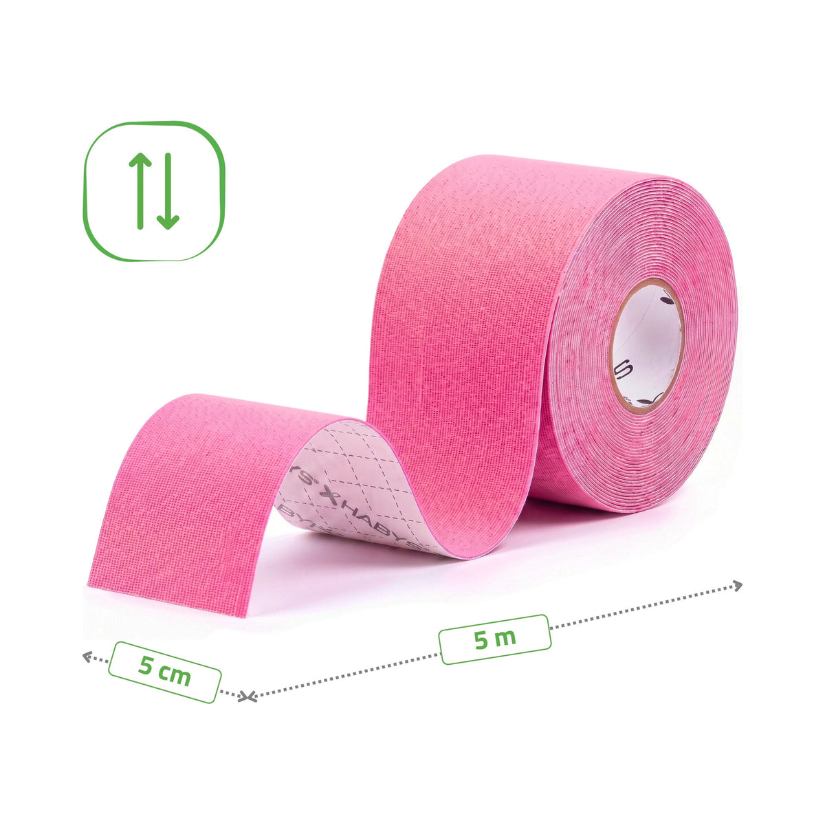 Kineziologinis teipas Habys Face, 5 cm × 5 m – Rožinis, papildomas vaizdas