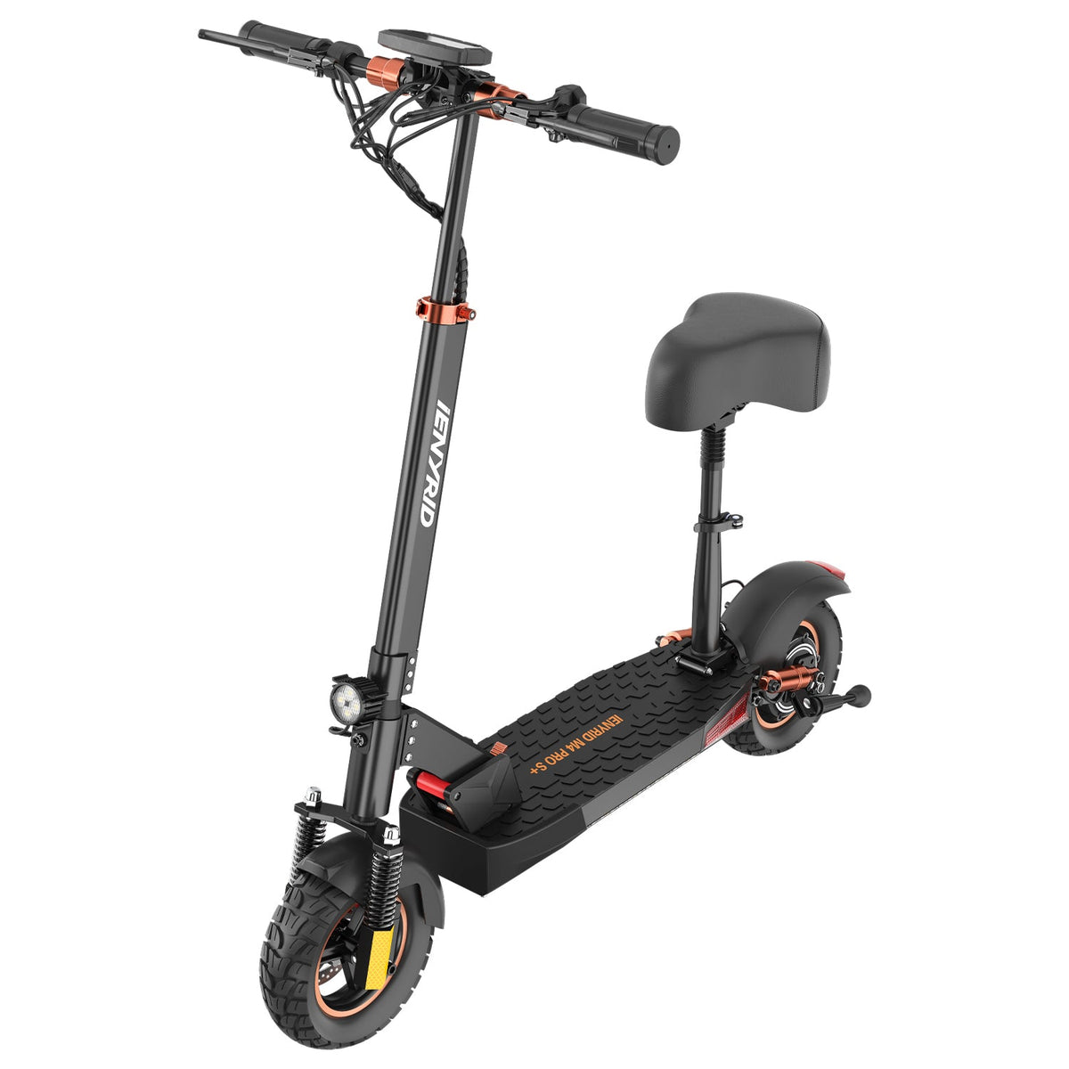 iENYRID M4 Pro S+ 2024 su sėdyne, vaizdas kampu