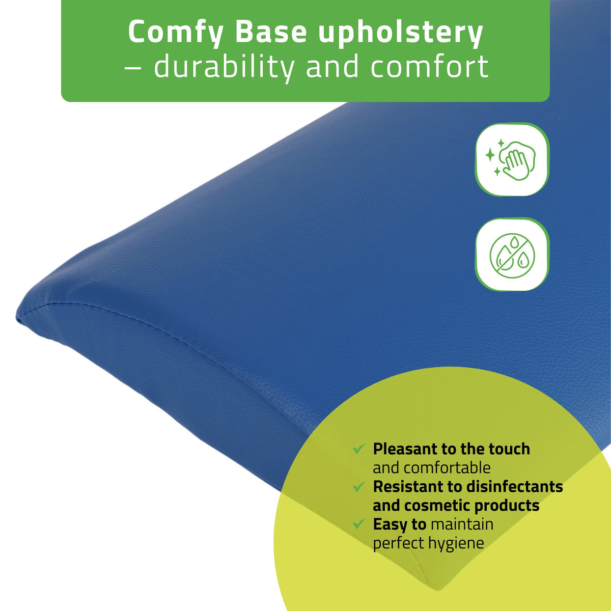 Juosmens atraminė pagalvėlė Aveno Life 40 × 25 × 5 cm Comfy Base, mėlyna k512 – nuotrauka 4