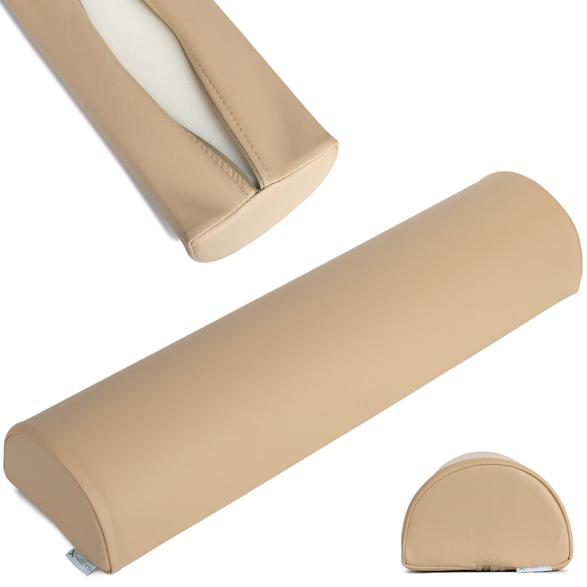 Masažo pusvolelis Aveno Life 60 × 15 × 10 cm Soft Touch, moco beige k607 – nuotrauka 1