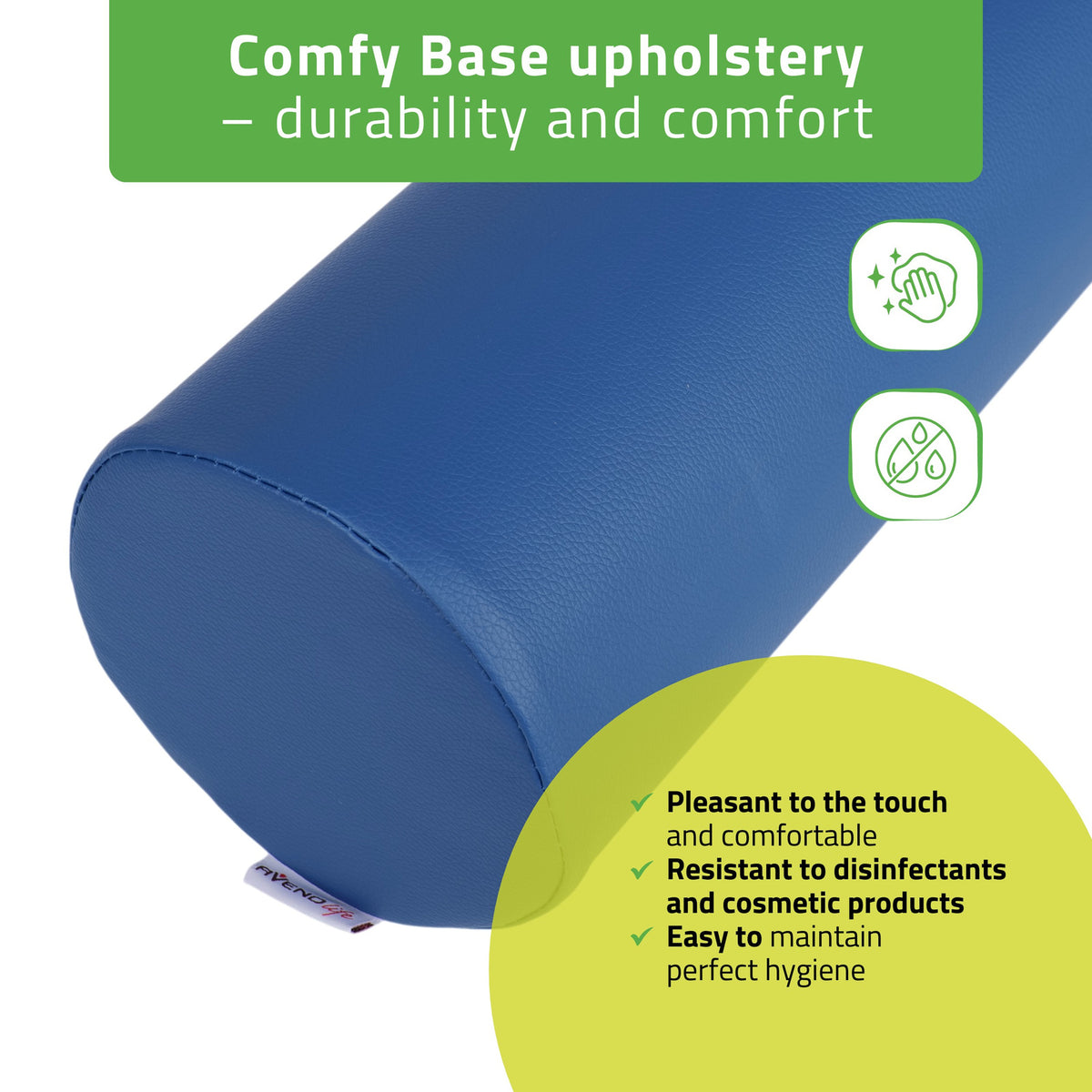 Masažo volelis Aveno Life 15 × 60 cm Comfy Base, mėlyna k512 – nuotrauka 4