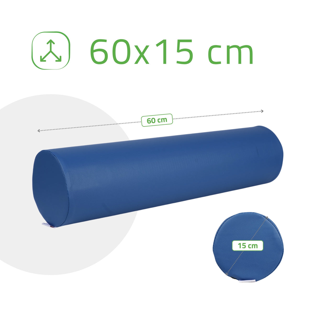 Masažo volelis Aveno Life 15 × 60 cm Comfy Base, mėlyna k512 – nuotrauka 5