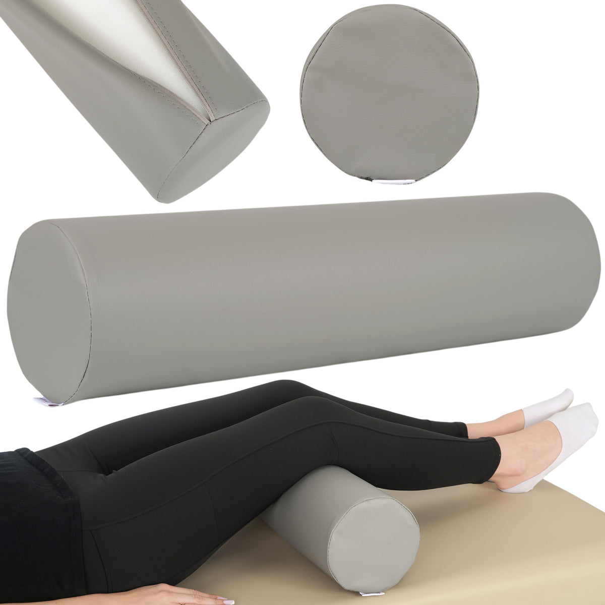 Masažo volelis Aveno Life 15 × 60 cm Comfy Base, pilka k522 – nuotrauka 1