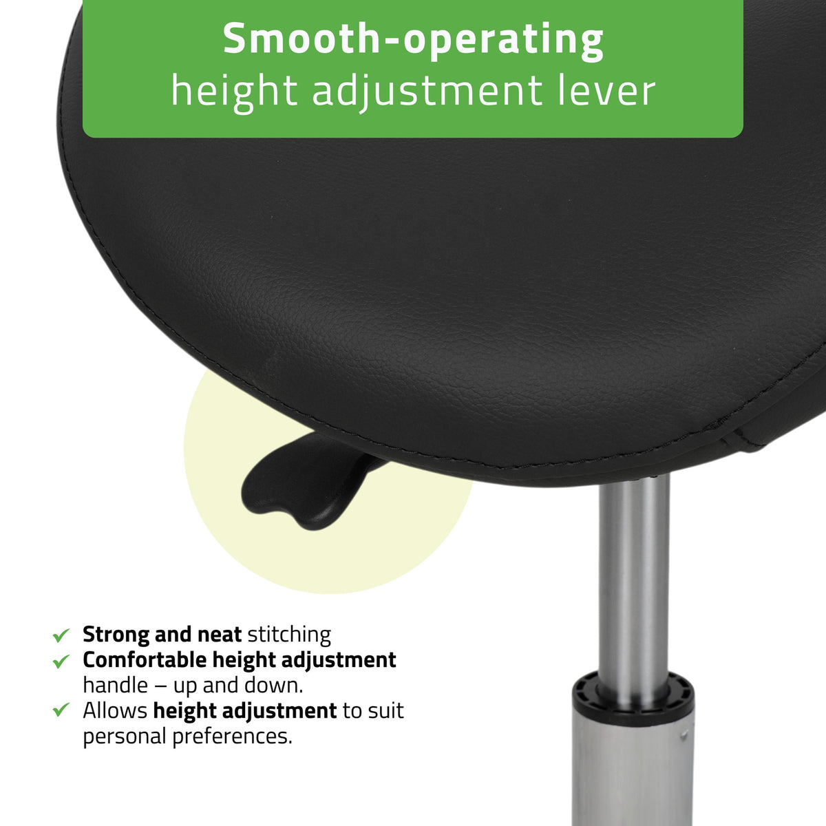 Masažuotojo kėdė Habys Alma So Skin, juoda k515 – nuotrauka 3