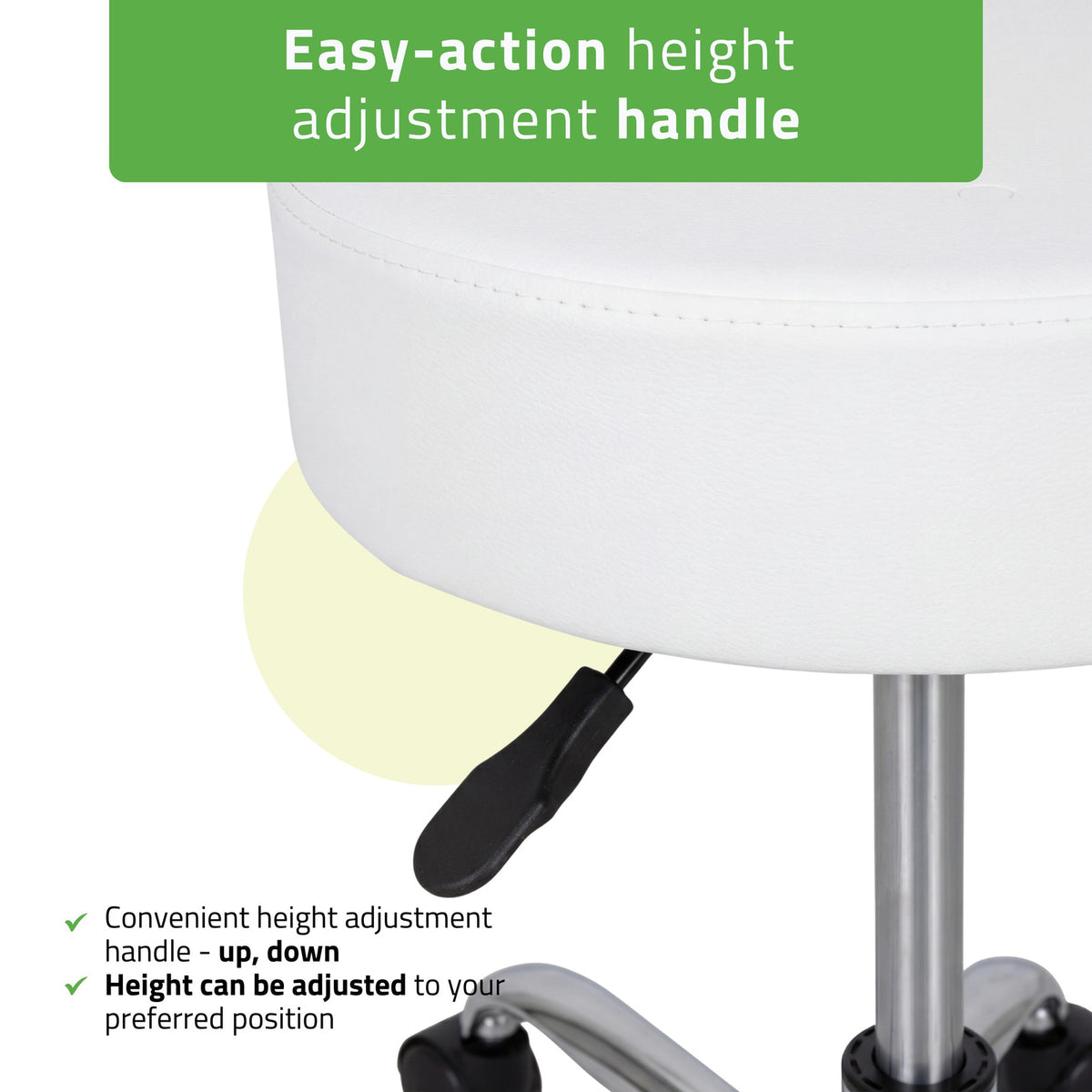 Masažuotojo kėdė Habys Tila Comfy Base, balta k501 – nuotrauka 4