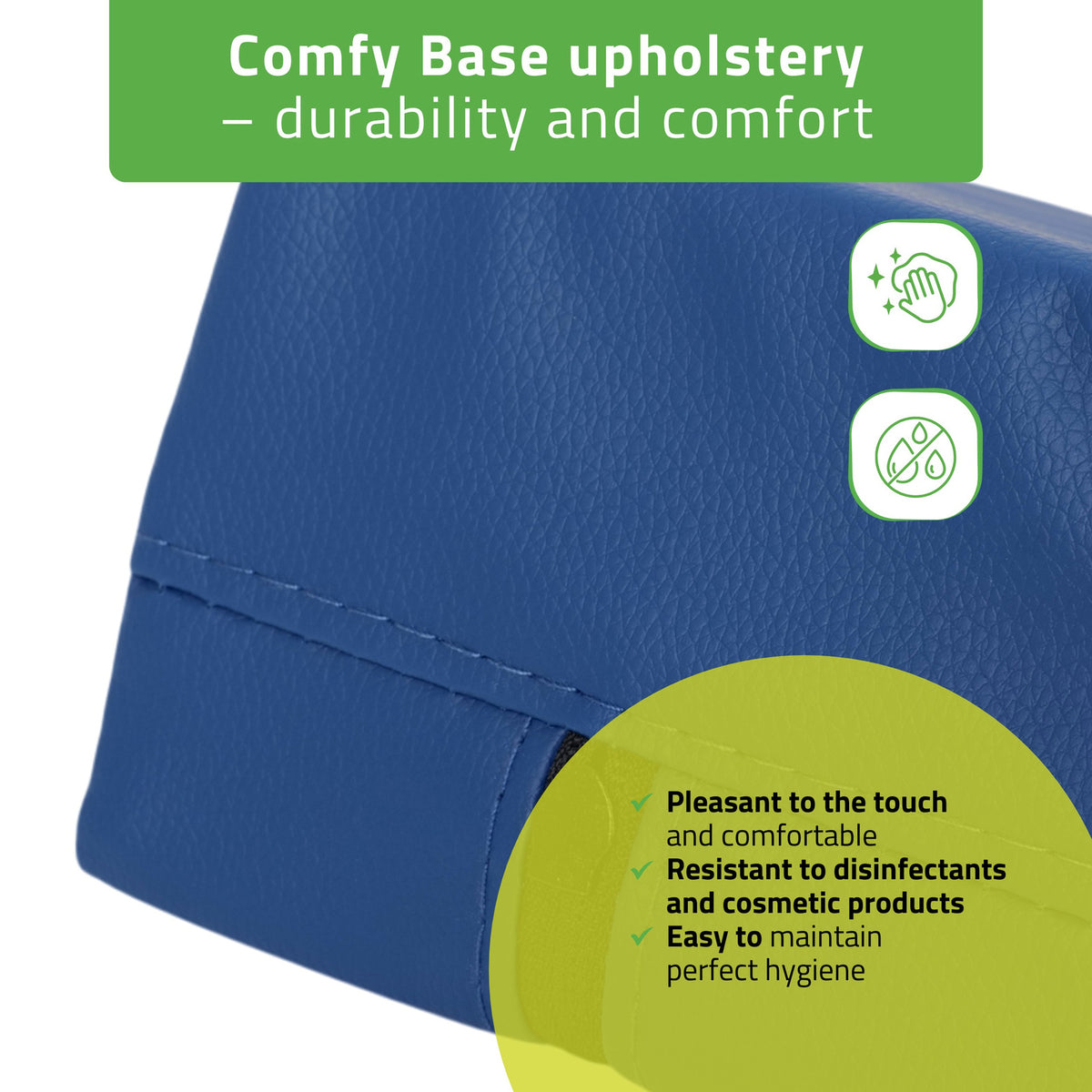 Pleištinė masažo pagalvėlė Aveno Life 20 × 15 × 10 cm Comfy Base, mėlyna k512 – nuotrauka 4