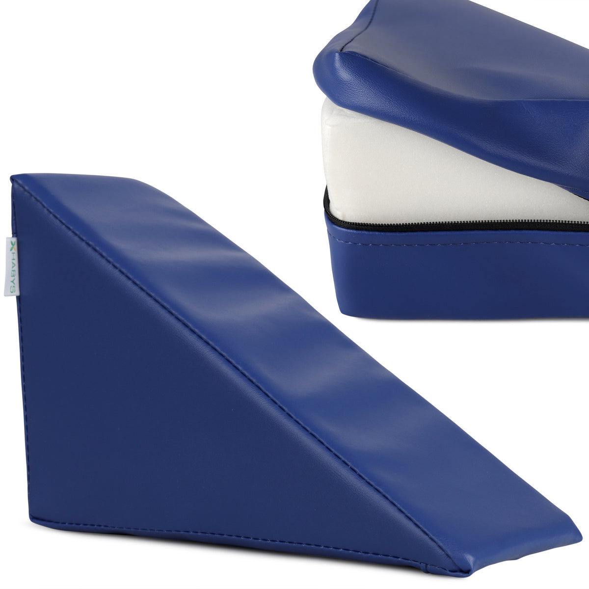 Pleištinė masažo pagalvėlė Habys 30 × 12 × 20 cm Vinyl Flex, tamsiai mėlyna k012 – nuotrauka 1