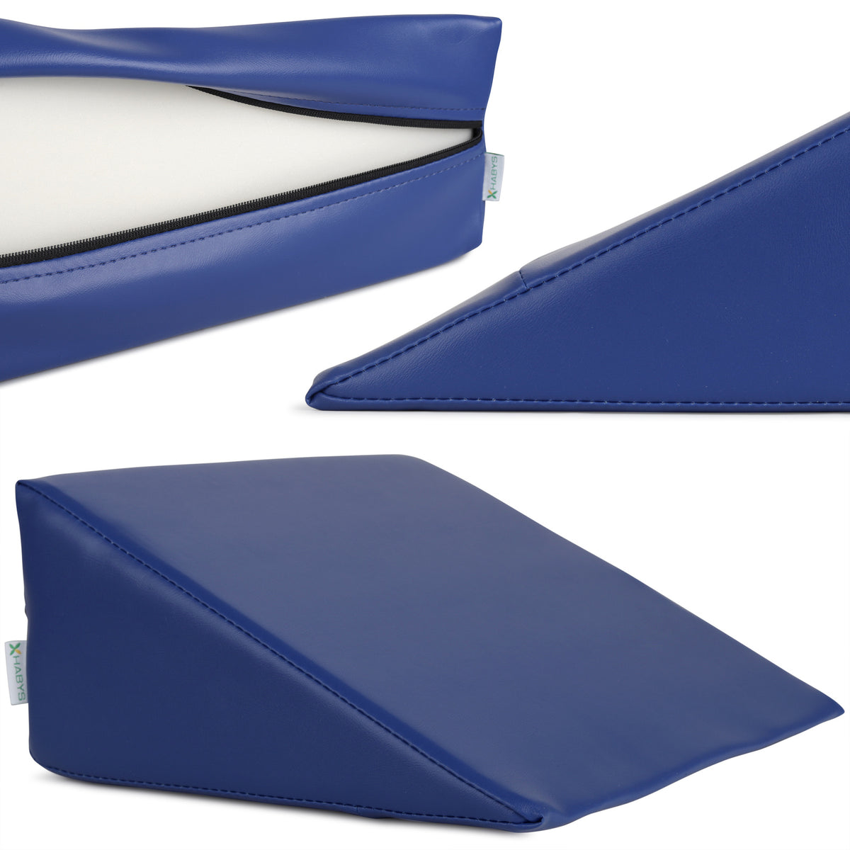 Pleištinė masažo pagalvėlė Habys 30 × 40 × 16 cm Vinyl Flex, tamsiai mėlyna k012 – nuotrauka 1