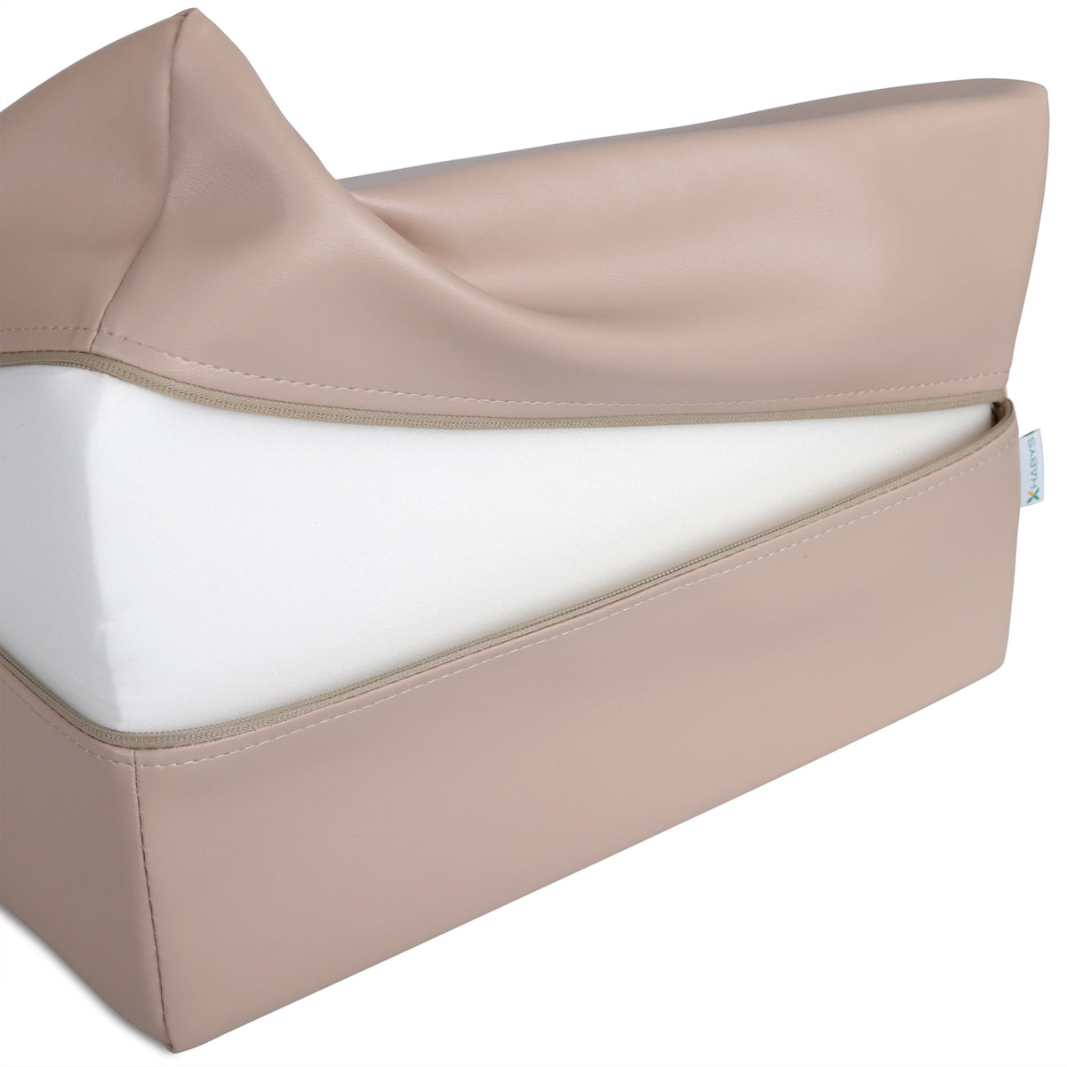 Pleištinė masažo pagalvėlė Habys 70 × 40 × 25 cm Vinyl Flex, smėlio k033 – nuotrauka 2
