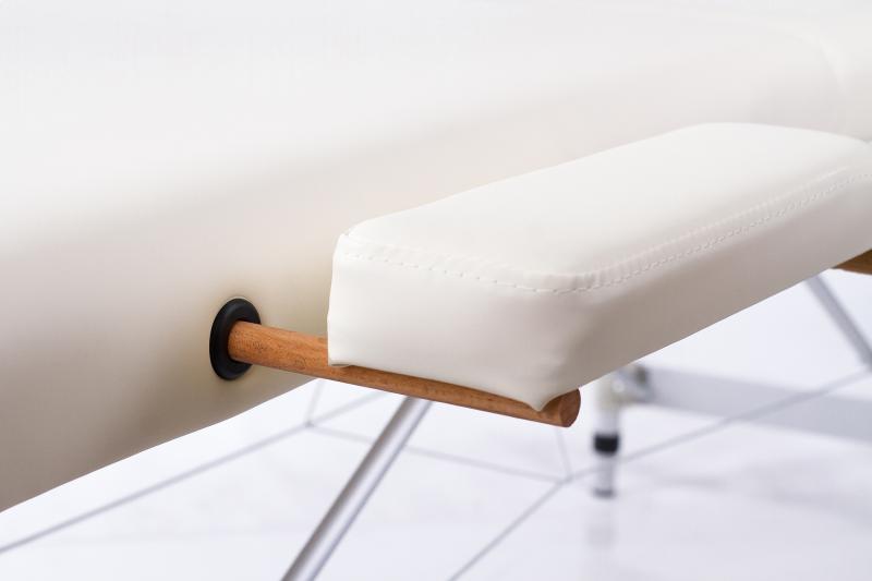 Sulankstomas masažo stalas Restpro ALU M2, 180 × 60 cm – šoninė rankų atrama