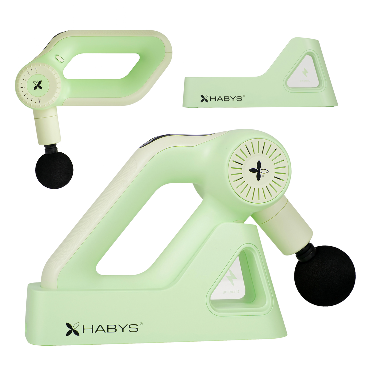Įkrovimo stotelė Habys Pro Therapy Go, žalia