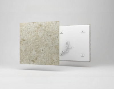 Keraminė infraraudonųjų spindulių šildymo plokštė Ecosun CR, Concrete taupe