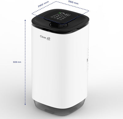 Išmanusis HEPA oro drėkintuvas – valytuvas Clean Air CA-808 Smart – vaizdas 2