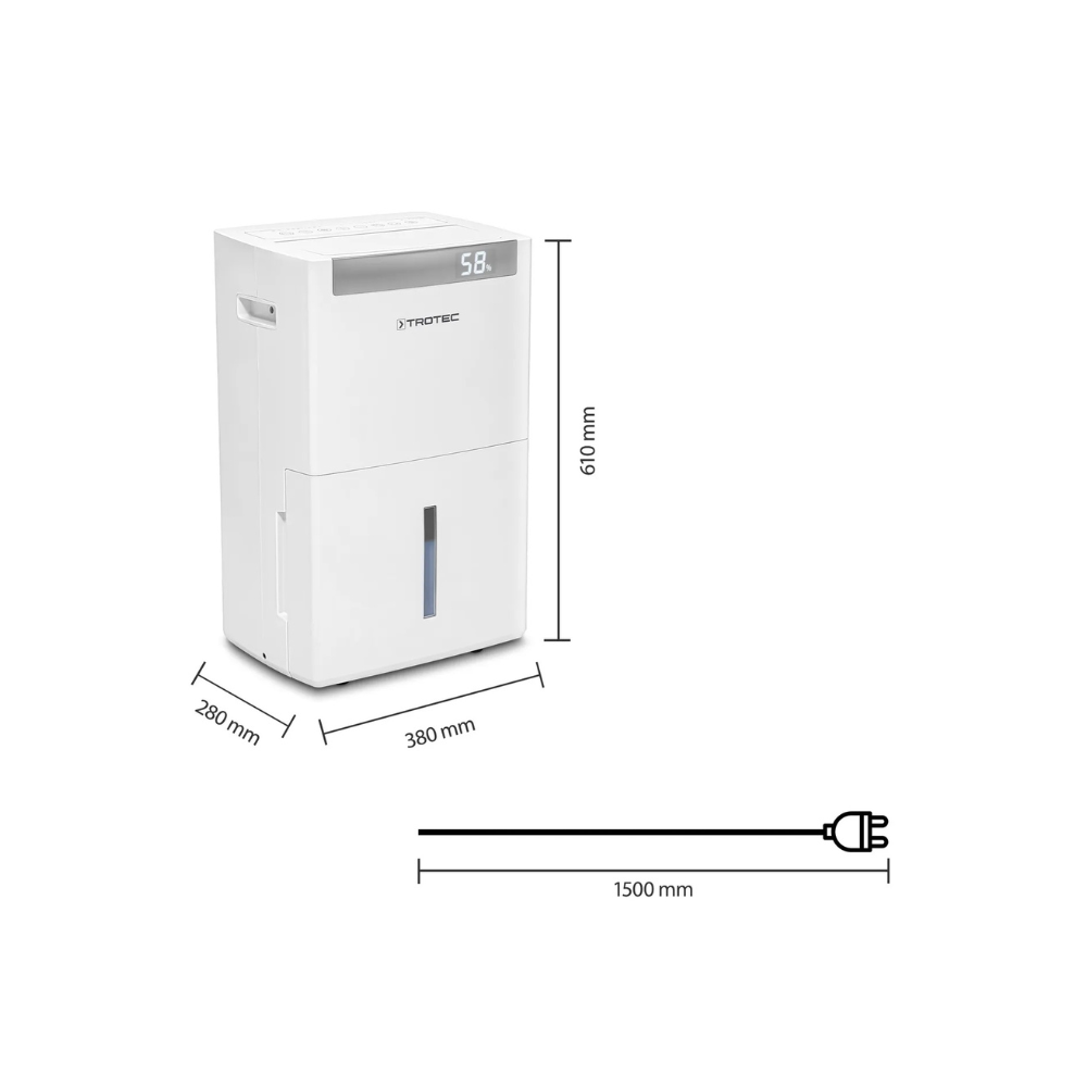 Inverterinis oro sausintuvas Trotec TTK-I 110 E WiFi – vaizdas 8