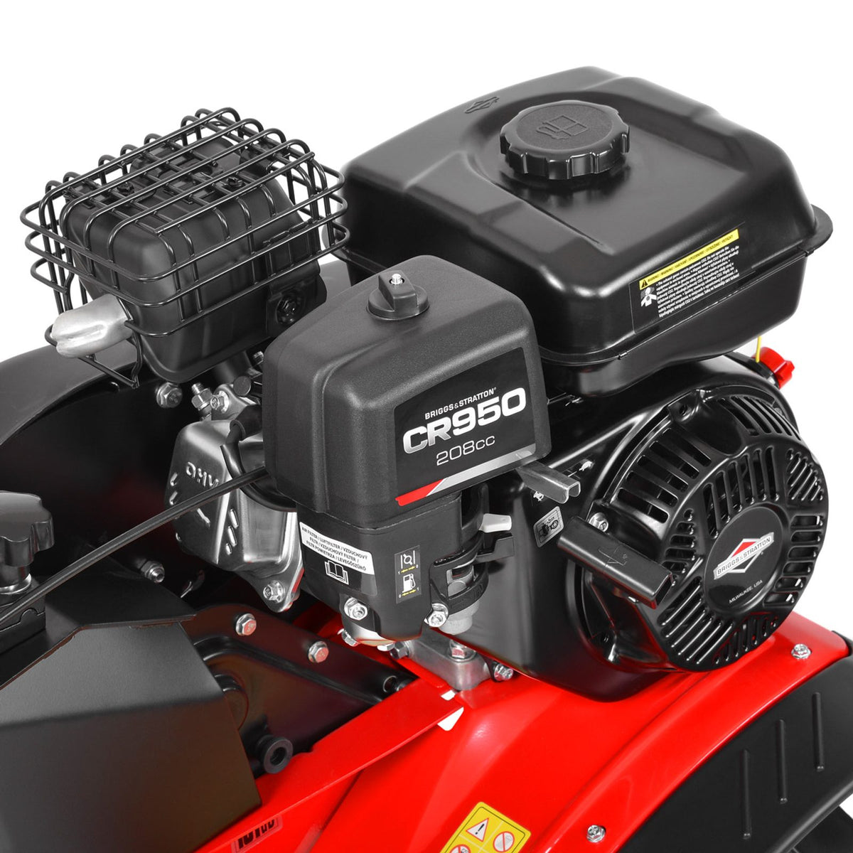Variklio CR950 208cc korpusas ir duslintuvo apsauga