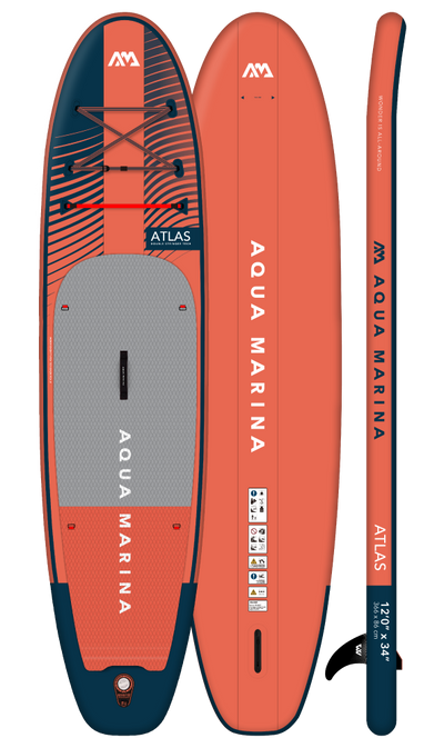 Aqua Marina Atlas BT-23ATP – irklentės denis, dugnas ir šonas