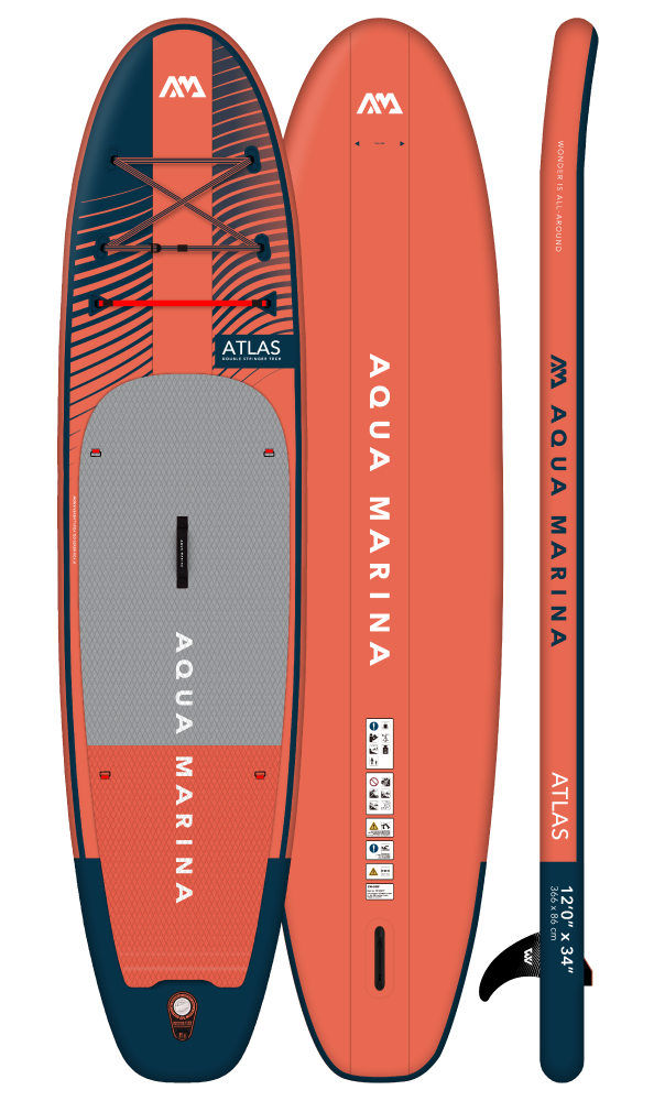 Aqua Marina Atlas BT-23ATP – irklentės denis, dugnas ir šonas