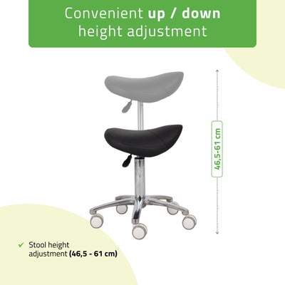 Balninė masažuotojo kėdė Habys Lila Comfy Base, juoda k515 – nuotrauka 4