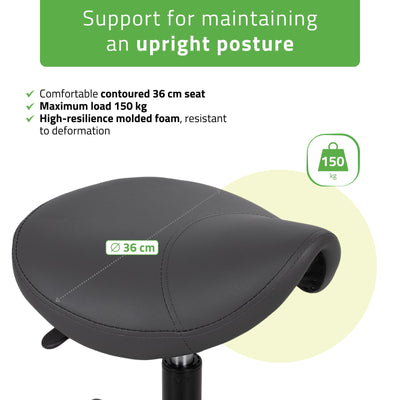 Balninė masažuotojo kėdė Habys Lumo Comfy Base, pilka k521 – nuotrauka 2