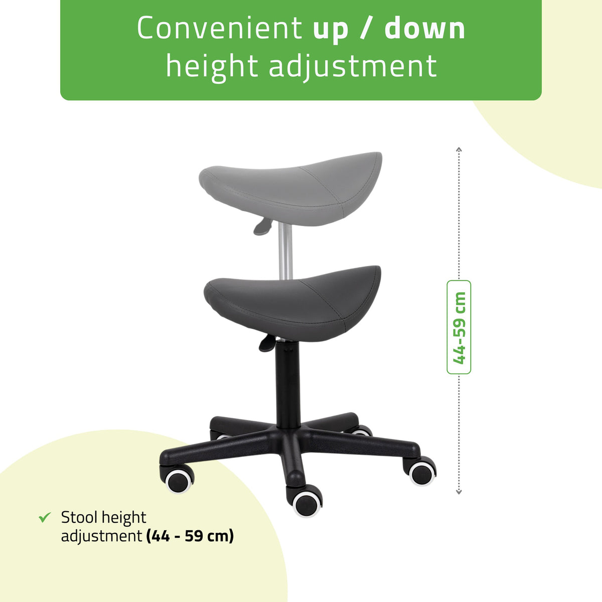 Balninė masažuotojo kėdė Habys Lumo Comfy Base, pilka k521 – nuotrauka 4