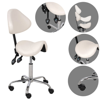 Balninė masažuotojo kėdė Habys Sola Comfy Base, balta k501 – nuotrauka 1