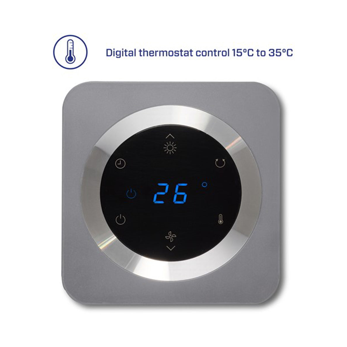 Bokštinis ventiliatorius - šildytuvas Clean Air CA-904G – vaizdas 4