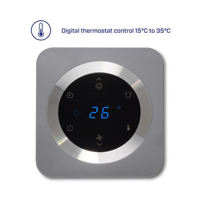 Bokštinis ventiliatorius - šildytuvas Clean Air CA-904G – vaizdas 4