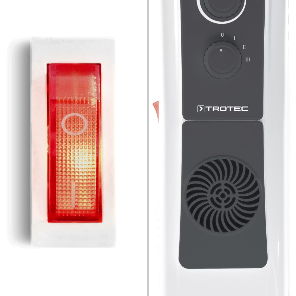 Elektrinis tepalinis radiatorius su ventiliatoriumi Trotec TRH 22 E – vaizdas 4