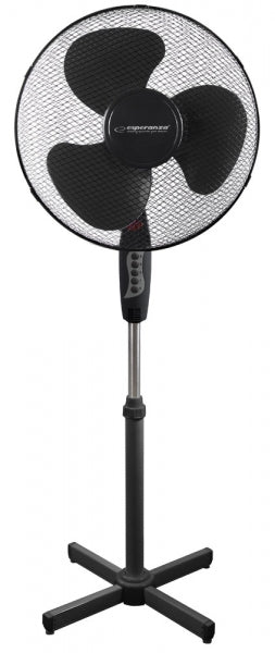 Juodas grindinis ventiliatorius Esperanza Hurricane EHF001KK