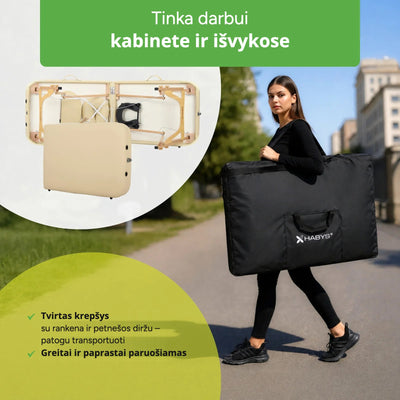 Sulankstomas masažo stalas Habys Aveno Life Sonia S – vaizdas 5