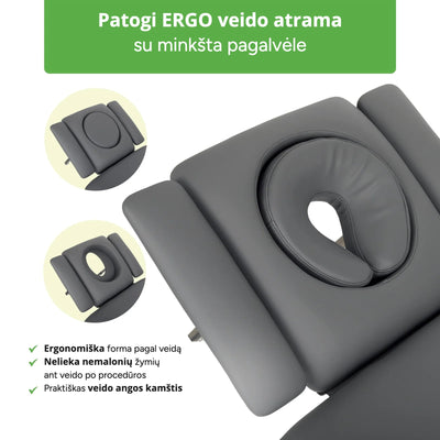 Stacionarus elektrinis masažo stalas Habys Fortis 5 ERGO – vaizdas 5