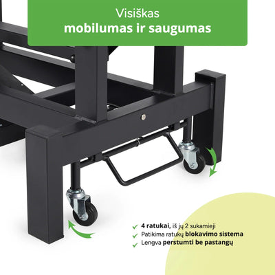 Stacionarus elektrinis masažo stalas Habys Fortis 5 ERGO – vaizdas 6