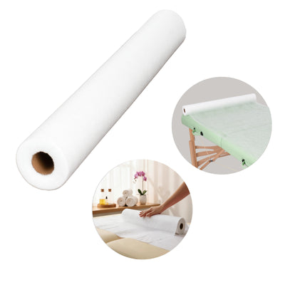 Neaustinis paklotas ritinyje Habys, 60 cm × 50 m, baltas – Standartinis