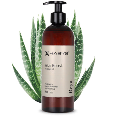 Masažo aliejus Habys Reya Aloe Boost – 500 ml