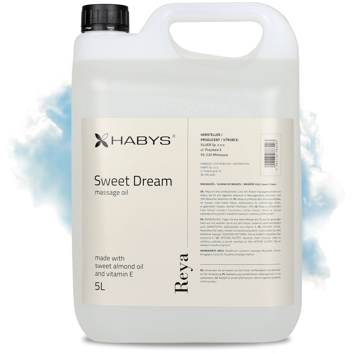 Masažo aliejus Habys Reya Sweet Dream – 5000 ml